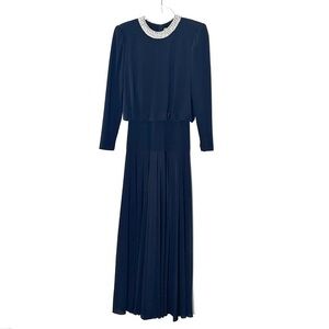 Vintage NUIT Maxi Gown Dress 6